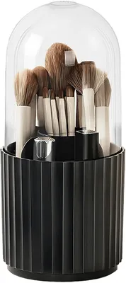 Productafbeelding van Make-up organizer 11 x 23 cm, 5 compartimenten, 360° rotatie, stofdicht, voor cosmetica