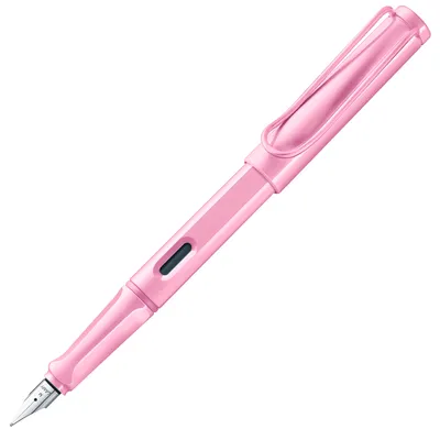 Produktbild von LAMY Safari Füller Feder F Füllhalter Klassiker für Schule und Alltag mit ergonomischer Griffzone Lightrose 021