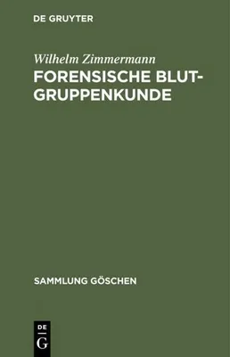 Produktbild von Forensische Blutgruppenkunde