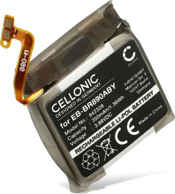 Produktbild von CELLONIC 1x Akku für Smartwatch & Fitnessarmband Kompatibel mit Samsung Galaxy Watch 4 Classic (46mm), EB-BR870ABY - (350mAh , 3.88V)