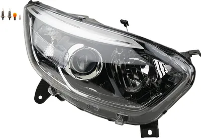 Zdjęcie produktu dla Johns, reflektor pasuje do Renault Captur 06/13-03/17 prawy + żarówka 260103714R 260103166R 260102734R