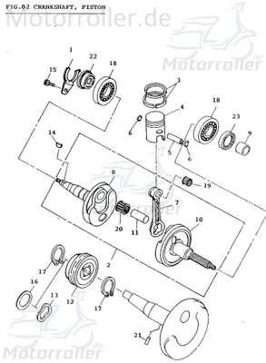 Produktbild von Adly Federscheibe 19.2x26x0.3mm Sprengring Quad 50ccm 2Takt Motorroller.de Federring Spannscheibe Ausgleichsscheibe Feder-Ring Zwischenscheibe ATV UTV