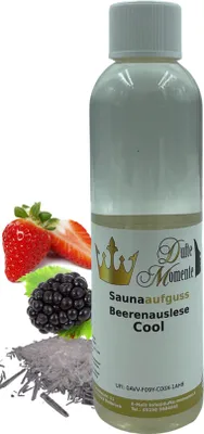 Produktbild von Dufte Momente | Saunaduft Konzentrat Beerenauslese Cool (Brombeere, Erdbeere, Menthol) 250ml | naturreine und natürliche ätherische Öle | vegan