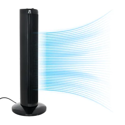 Obrázek produktu pro Ventilátor Bremmer Tower Blade v černé barvě - zástrčka EU