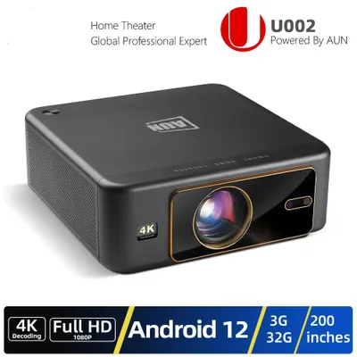 Produktbild von Projektor – Beamer – Mini-Beamer – Videoprojektor – Heimkino – Android LED – Unterstützt Full HD 1080p und 4K