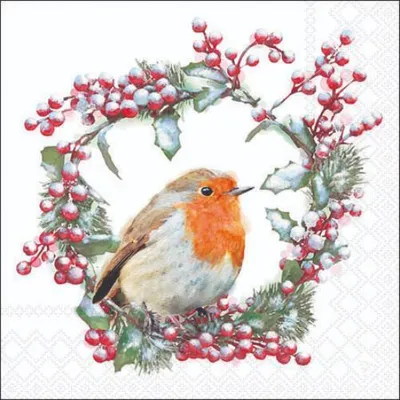 Produktbild von Weihnachten - Cocktail Servietten 25 x 25 cm – 3-lagig – 15