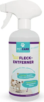 Produktbild von HOTREGA Petcare ECO Fleckentferner Spray 500 ml | Geruchsneutraler Reiniger für Tierkörbchen, Textilien, Böden und Möbel | Gründlich & rückstandsfrei