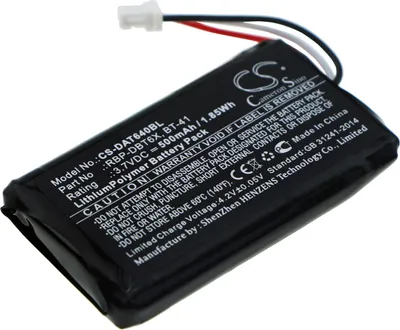 Immagine prodotto di TECHTEK Batteria compatibile con [Datalogic] RBP-6400, RIDA DBT6400 sostituisce 128004100, per BT-41, per RBP-DBT6X