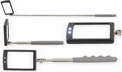 Zdjęcie produktu dla BGS technic LED Telescope Inspection Mirror, 112 mm, 112 g, 290 mm