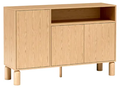 Produktbild von Kommode KINSARVIK - Eiche - Hohe Beine - 140 x 92 x 41 cm