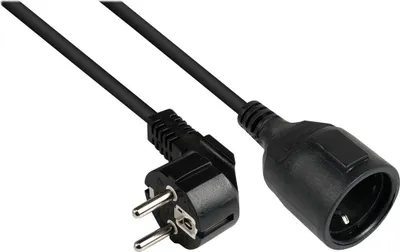 Immagine prodotto di Good Connections Schutzkontakt Verlängerung  schwarz 2m