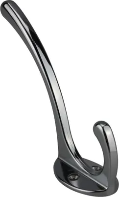 Produktbild von Garderobenhaken Ausführung Chrom glänzend Kleiderhaken Wandhaken aus Metall