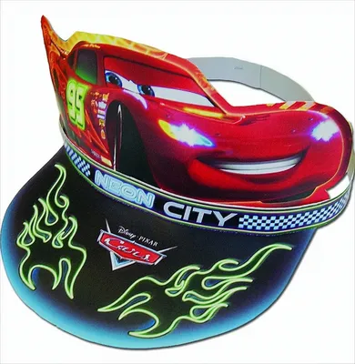 Produktbild von Cars Neon Gestanzte Party Hüte