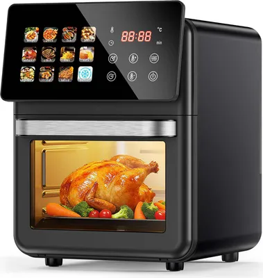 Produktbild von Zimilo Heißluftfritteuse mit Touchscreen – 10L Kapazität, 12 Programme, ideal für 5-6 Personen