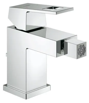 Produktbild von Grohe Eurocube Bidetbatterie mit Zugstangen-Ablaufgarnitur chrom - 23138000