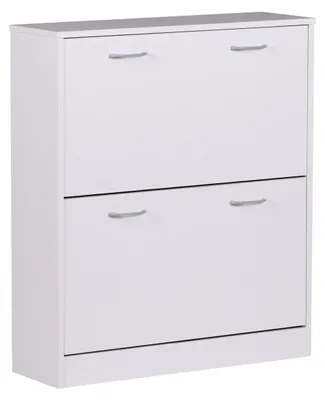 Produktbild von Schuhkipper >KIEL< in Weiß - 24x87x75cm (BxHxT)