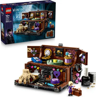 Produktbild von LEGO Wednesday - Die Wohnung des Eiskalten Händchens - Spielzeug zum Bauen mit Enid Minifigur, Händchen Figur & Zubehör - Spielset Geschenk für Mädchen, Jungen & Serienfans ab 12 Jahren - 76785