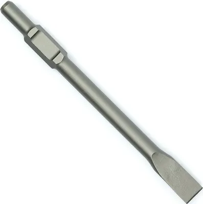 Produktbild von Profi Flachmeißel 410 mm für Abbruchhammer mit 30 mm SDS-HEX Sechskant Aufnahme, vielseitig einsetzbar, Meißel aus robustem Metall SN1411