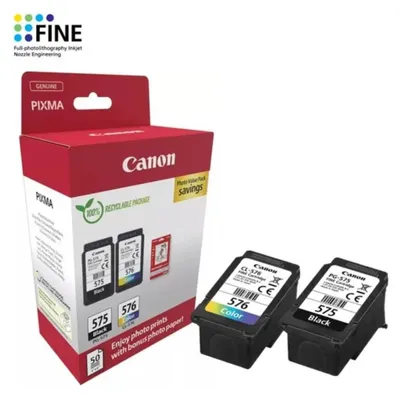 Image de Pack économique Canon PG-575 / CL-576 Photo