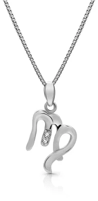 Produktbild von AMITSCHI® Sternzeichen-Kette aus 925 Sterling Silber - [verstellbare Sternzeiche