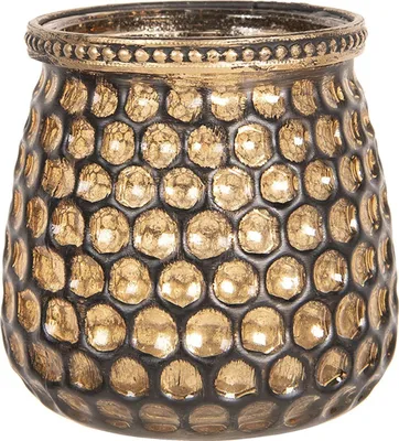Produktbild von Clayre & Eef Kerzenhalter Ø 9 x 9 cm, braun 6GL2638