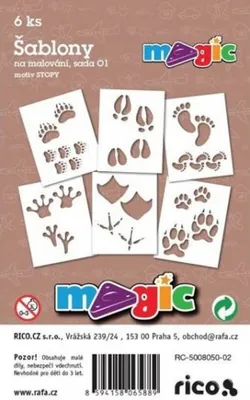 Image de Pochoirs en papier MAGIQUE pour peindre les STOPS