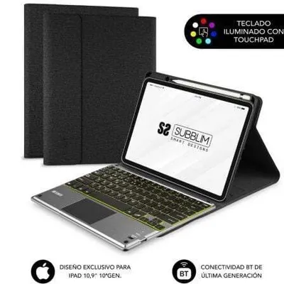 Immagine prodotto di Subblim KeyTab Pro Custodia con tastiera BT per iPad 10.9" 10a Gen/ Tablet nero