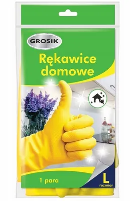 Produktbild von Grosik Rękawiczki Domowe(Gumowe) - Rozmiar L
