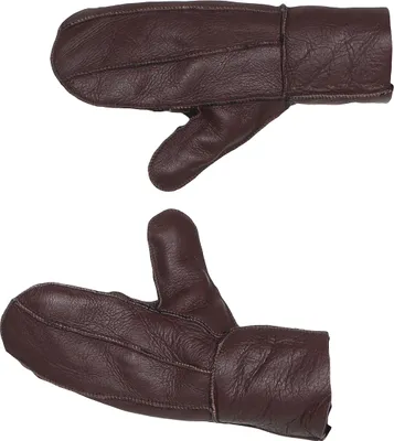 Produktbild von Damen Handschuhe Fäustlinge aus Lammfell Patchwork