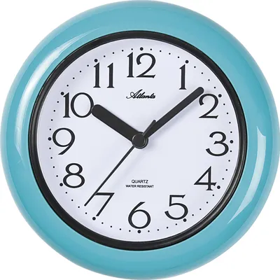 Produktbild von Atlanta 454/6 Wanduhr Tischuhr Baduhr Badezimmeruhr Quarz analog türkis