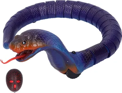 Immagine prodotto di Giocattolo serpente telecomandato a infrarossi Modello animale di simulazione Giocattolo elettrico a trucchiBlu