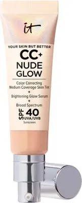 Produktbild von Base de Maquillaje Cremosa It Cosmetics CC+ Nude Glow neutral mittel Spf 40 32 ml