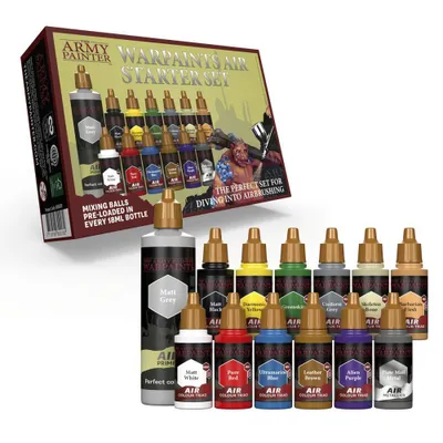 Produktbild von The Army Painter AW8001P, Schwarz, Blau, Braun, Grün, Grau, Metallisch, Violett, Rot, Weiß, Gelb, Acrylfarbe, 18 ml, 13 Stück(e)