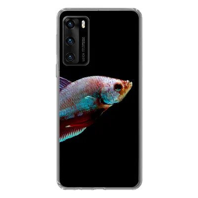 Produktbild von MuchoWow® Handyhülle Schutzhülle Hülle für Huawei P40 Fische - Tiere - Licht Silikon Softcase Handy Hülle