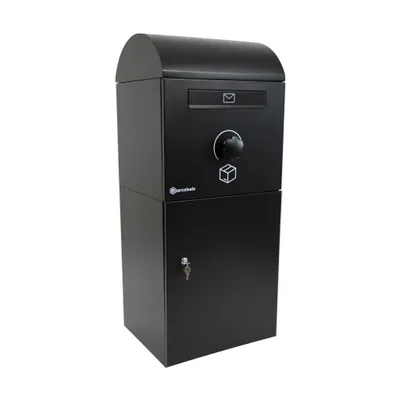 Produktbild von PARCELSAFE Paketbriefkasten L Schwarz - Große Paketbox