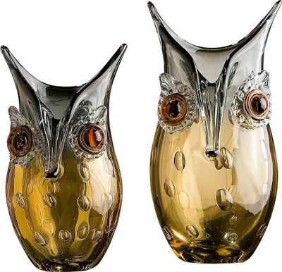 Obrázok produktu pre Casablanca by Gilde Glasart Váza Sova farebná cez, ručná výroba V. 23 cm,39697
