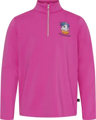 Produktbild von Equipage Kinder Langarmshirt Valentina phlox pink , Größe:98/104