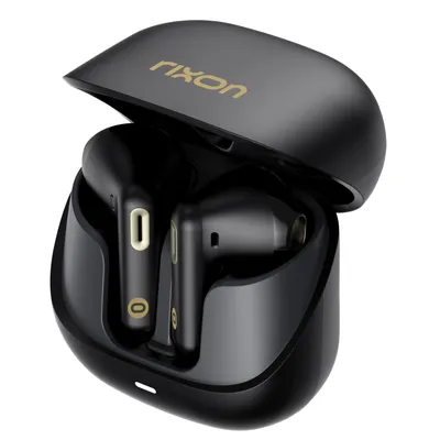 Produktbild von Rixon QuikBuds – Kabellose Bluetooth In-Ear Kopfhörer, 30 h Akkulaufzeit, Bluetooth 5.3, ENC Mikrofon, Touch Control, USB-C Ladecase, Game Mode