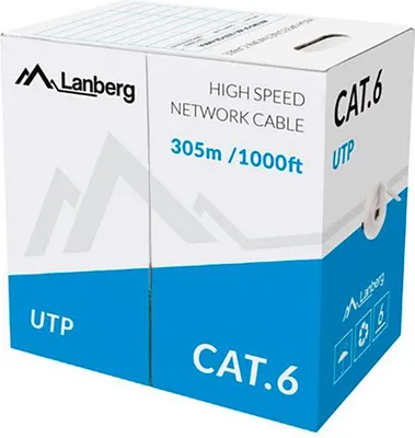 Produktbild von Lanberg Lcf5-11cu-0305-s Cat6-netzwerkkabel 305 M One Size