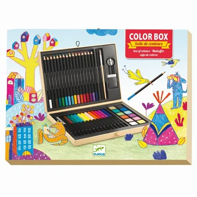 Produktbild von Djeco-Farben: Malstifte Box