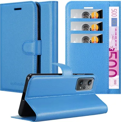Obrázek produktu pro Cadorabo Case for Realme GT 2 / GT Neo 2 Protective Case in Blue Pouzdro na mobilní telefon s magnetickým zavíráním