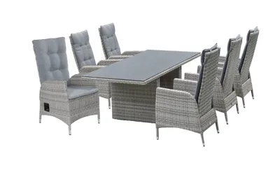 Produktbild von LC Garden »Roma« Gartenset natur Dining Set Sitzgruppe Gartenmöbelset