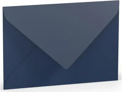 Produktbild von Briefhülle Paperado B6 SF jeans RÖSSLER 16402090 125x178mm gerippt