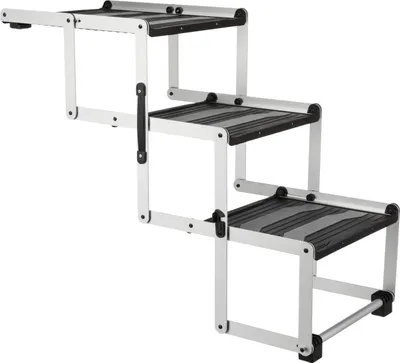 Produktbild von TRIXIE 3-stufige Falt-Treppe, Aluminium/TPR - diverse - Breite: 37 cm/Höhe: bis zu 57 cm/Tiefe: bis zu 120 cm