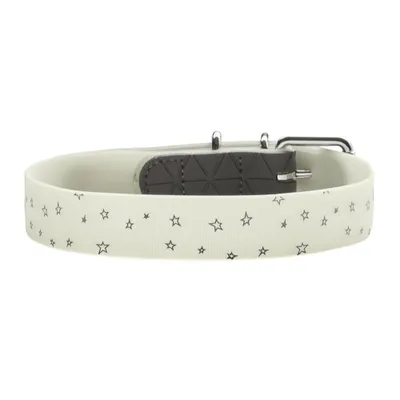 Produktbild von HUNTER Halsband Convenience Reflect Glow weiß Sterne 45