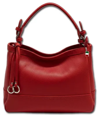 Imagen del producto de Bolso bandolera "Hobo" de cuero, color rojo, marca Florence Damen. Modelo: D3OTF176R3
