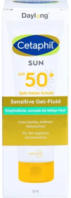 Obrázok produktu pre Cetaphil sun Daylong 50+ Sensitive Gel-Fluid Face, 50 ml