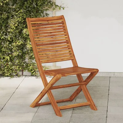 Produktbild von Gartenstühle 4 Stk. Klappbar Massivholz Akazie, Gartenstühle 2024 Neu DesignMöbel