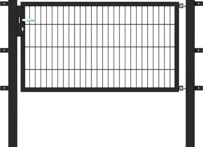 Produktbild von Alberts Einzeltor Flexo mit Zubehör, zum Einbetonieren, anthrazit, Breite 150 cm, Höhe 80 cm