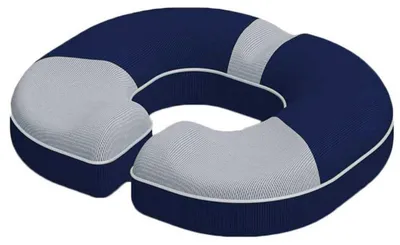 Produktbild von Orthopädisches Sitzkissen, ergonomisches Kissen bei Hämorrhoiden und Prostatabeschwerden, schmerzlindernd, fördert die Durchblutung, lindert Steißbeinschmerzen (hellgrau)